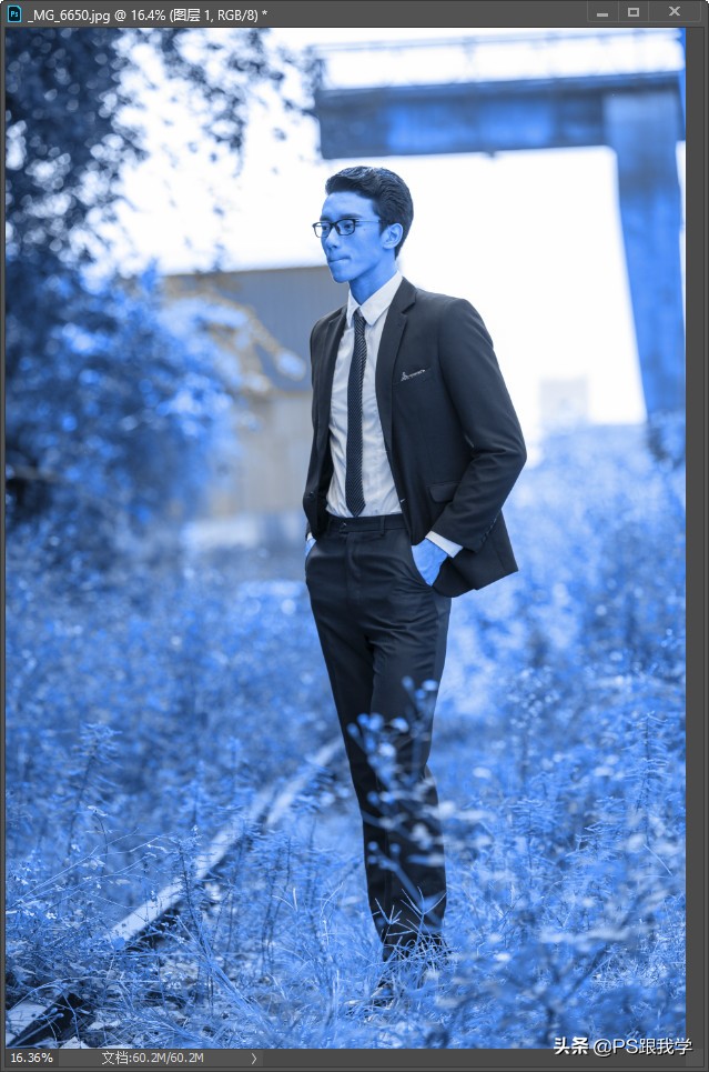 黄色调焦灼感的人像片，如何简单又快速的平衡色彩，变成中性色