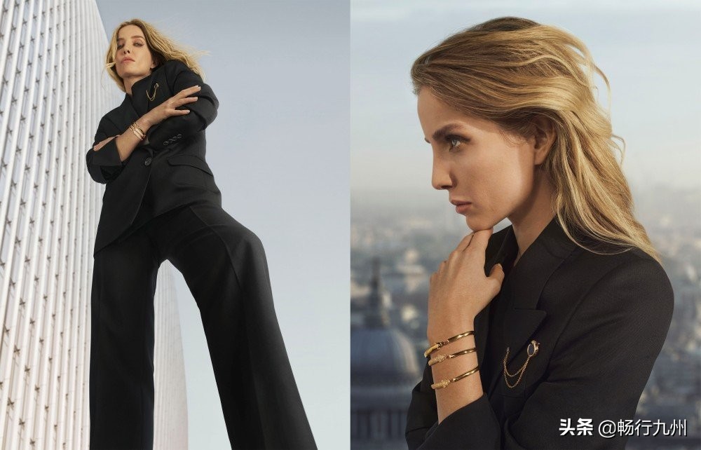 cartier满钻猎豹手镯,卡地亚猎豹款手镯