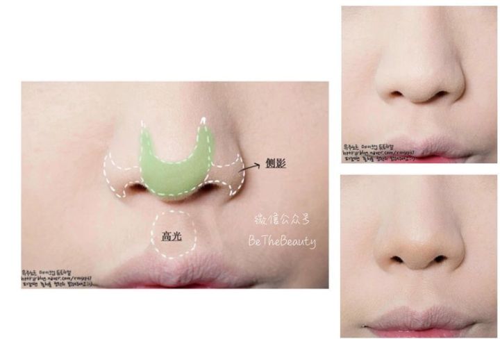鼻梁很塌怎么画修容,塌鼻子大鼻头怎么画鼻影