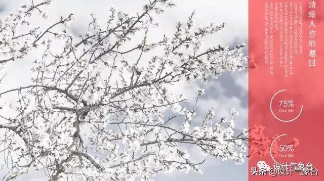 日系专属PPT，让你的排版瞬间淡雅高冷起来