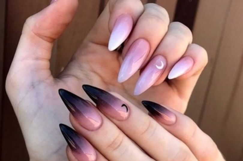 美国白领花45美元做豪华黑指甲，但最后看起来却像“狗乳头”