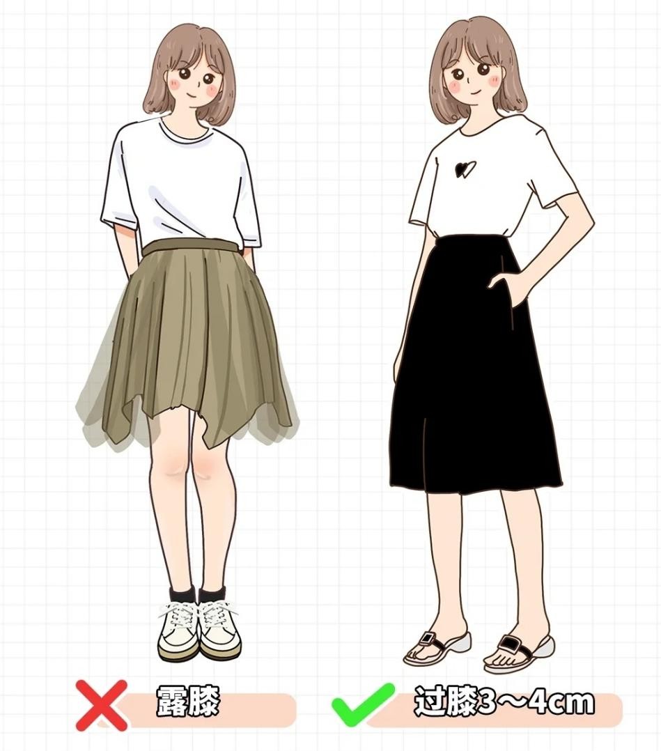 腿不直穿什么好看,腿不直的女生穿衣技巧