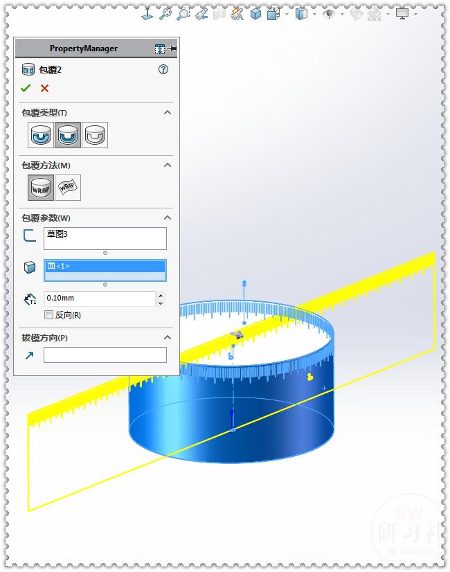 solidworks如何制作刻度盘,solidworks如何画半圆刻度盘