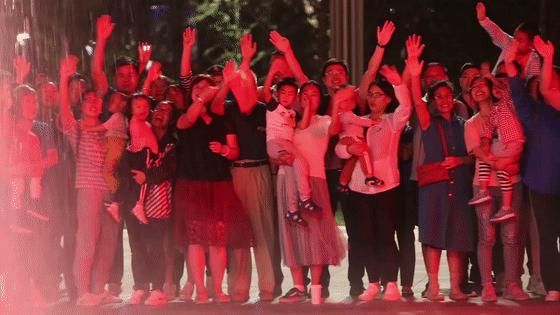 震撼北京我爱你中国,中关村震撼视频