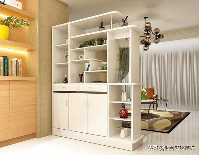 屏风隔断柜客厅2022年新款新中式,客厅餐厅隔断柜需要做吗