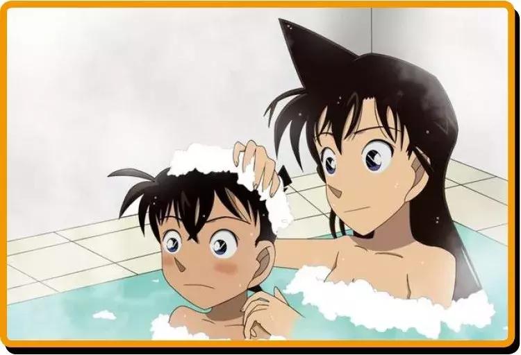 小兰帮柯南搓背是哪一集,小兰背柯南