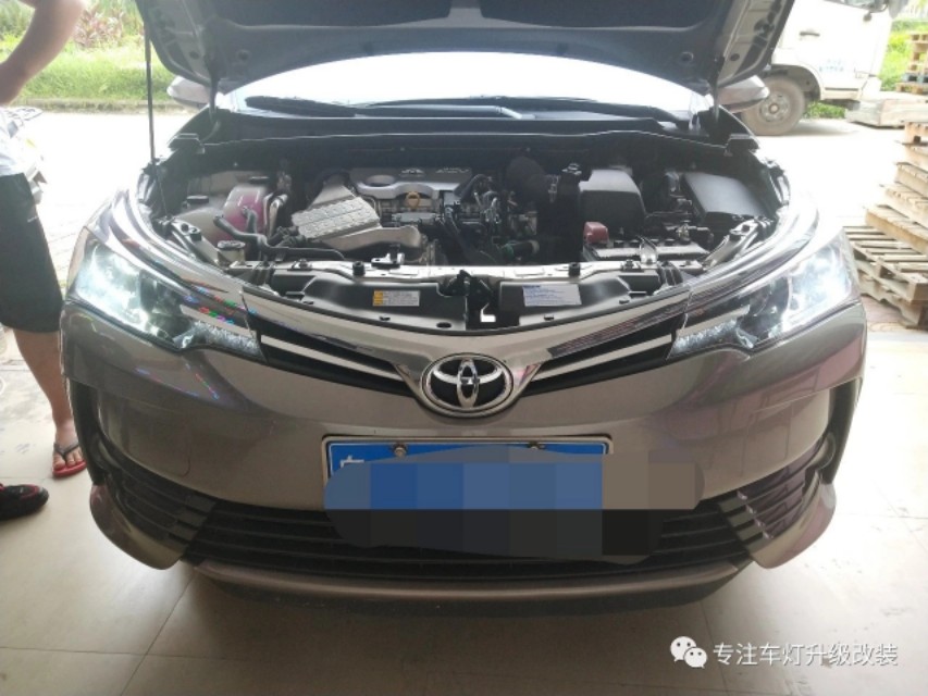 中山卡罗拉改led双光透镜多少钱,开平卡罗拉升级