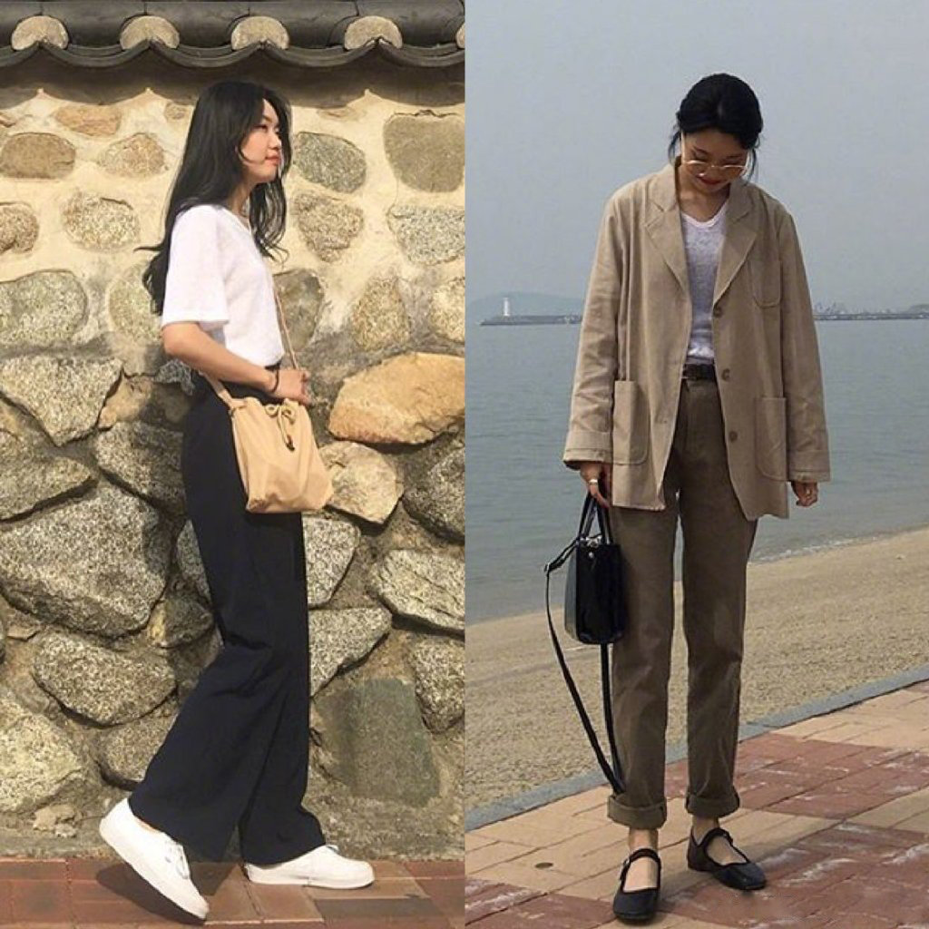 一条白裤如何穿搭多种风格,秋冬格子裤穿搭方法