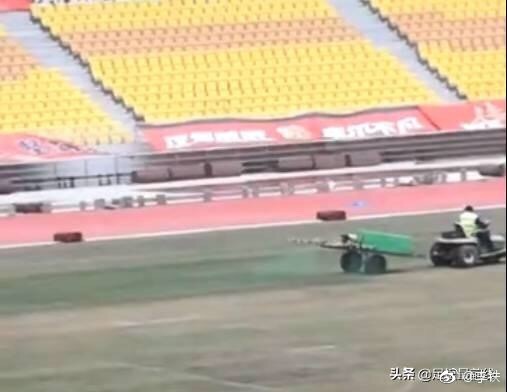 武汉卓尔致歉事件,卓尔草皮喷油漆