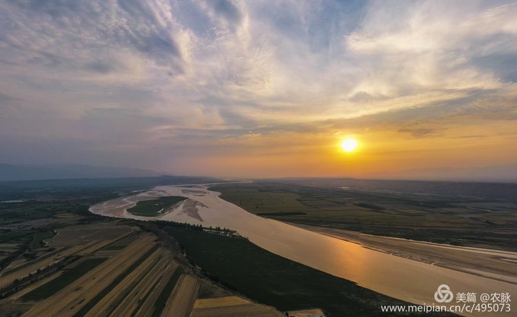豫西老家放飞机,空中看黄河美景