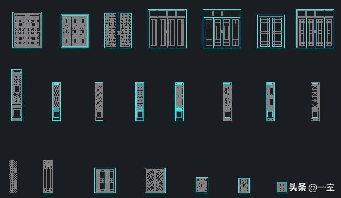 国外室内cad设计图,精选国内外经典家居cad平面图库