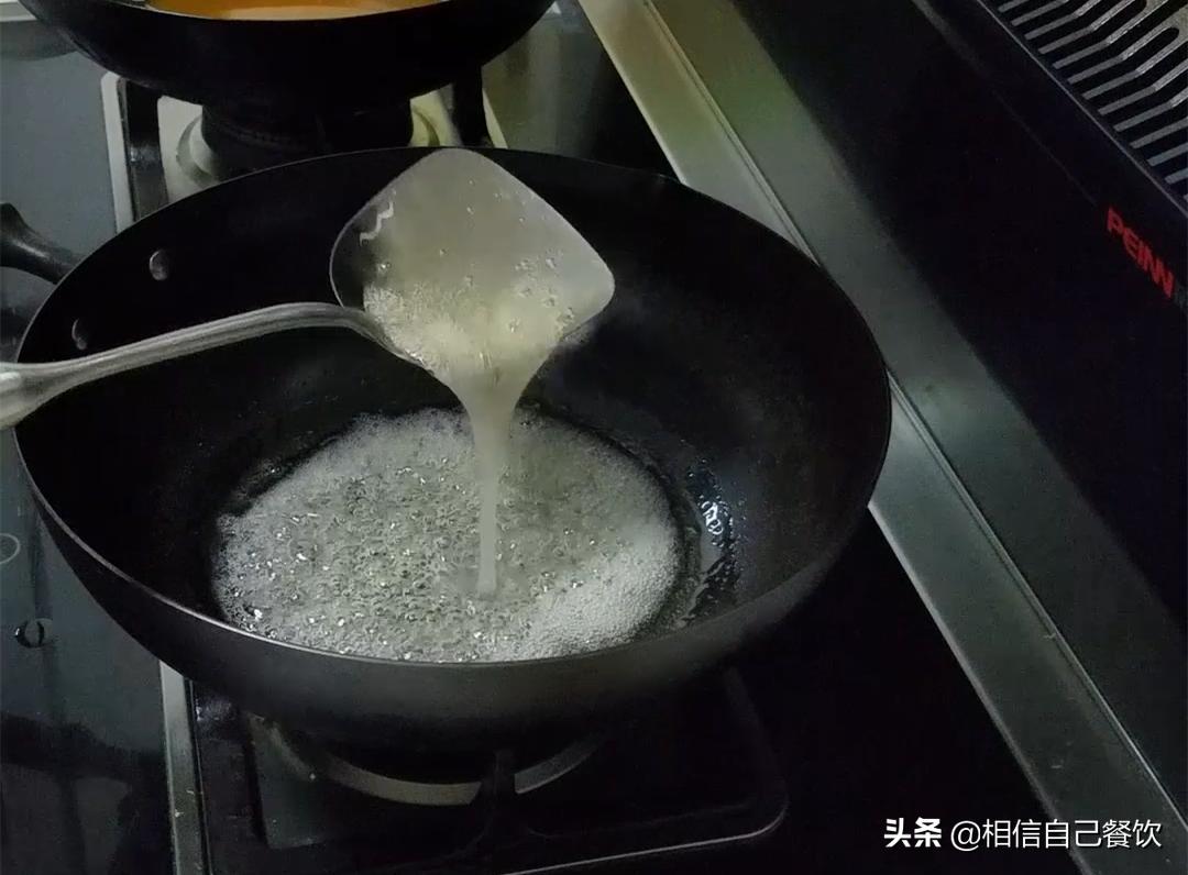 做菜熬糖色咋熬,糖熬菜家常做法
