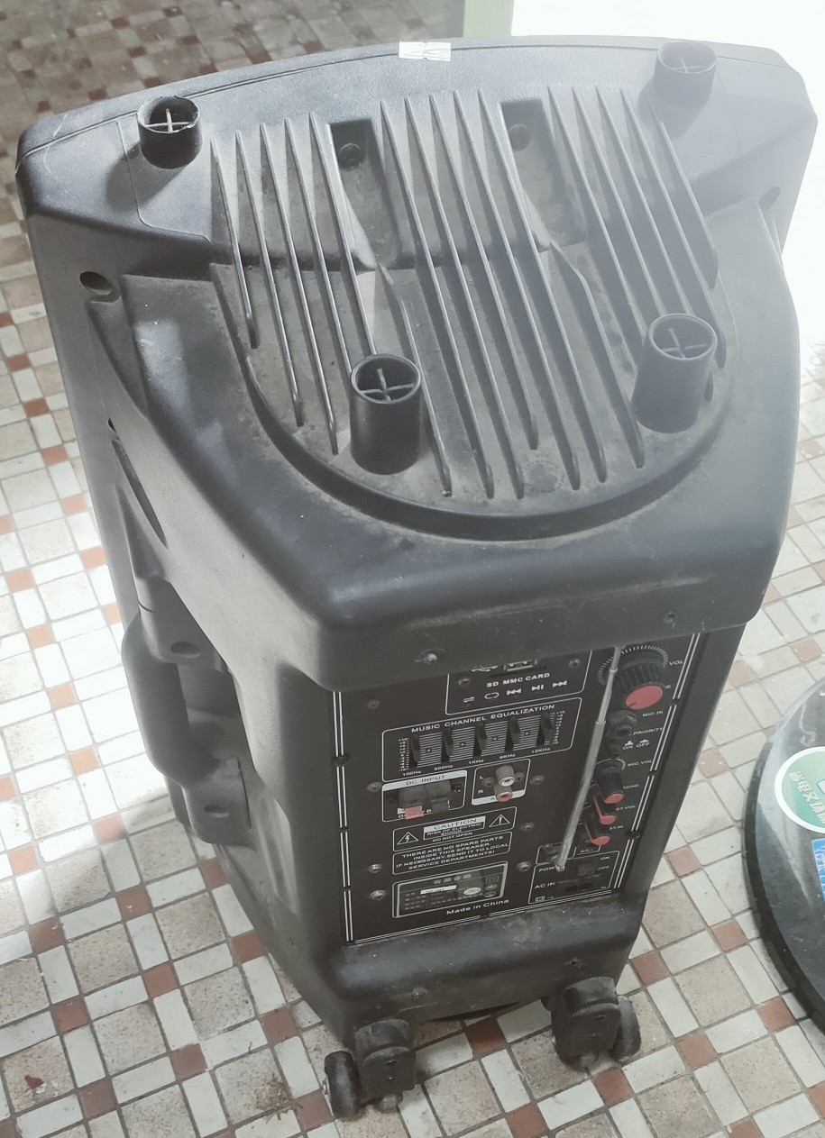 高级户外音箱拆解,山水复古音箱拆机