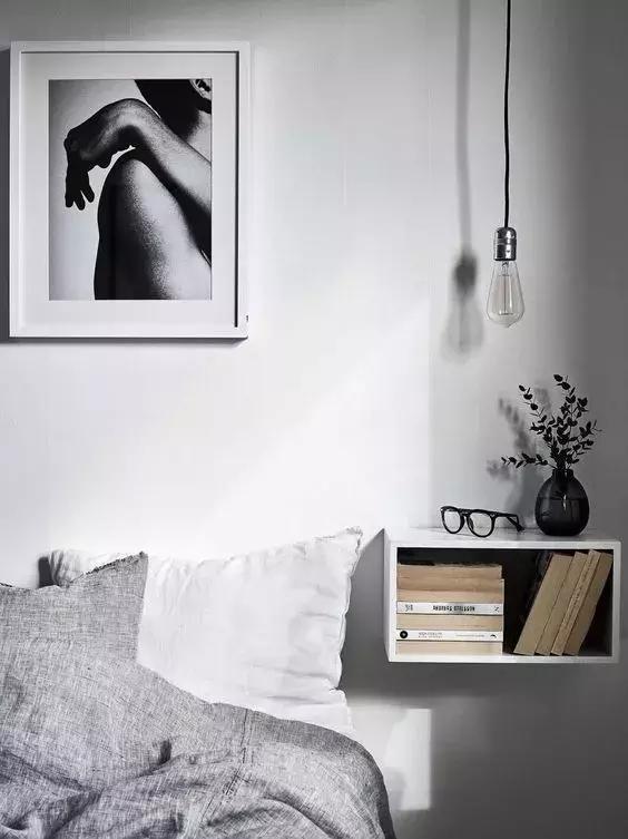 床头不要床头柜还能怎么设计,床头不要了可以改造吗