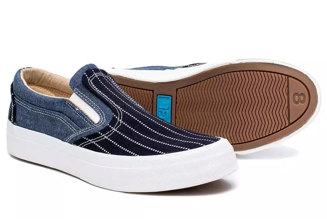 levisjordan联名鞋,丹宁蓝鞋