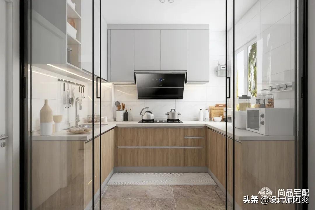 小户型进门正对厨房隔断,进门正对厨房屏风隔断效果图