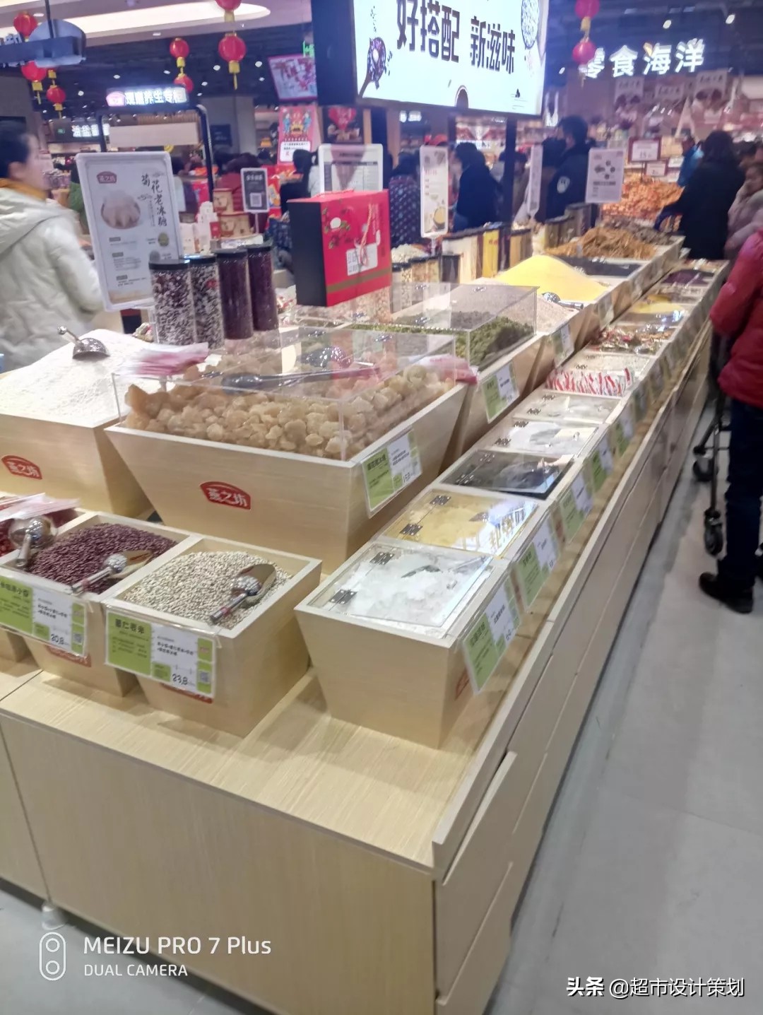 清爽、洁净，不经意间的惊艳！联家超市新开店一组陈列图片