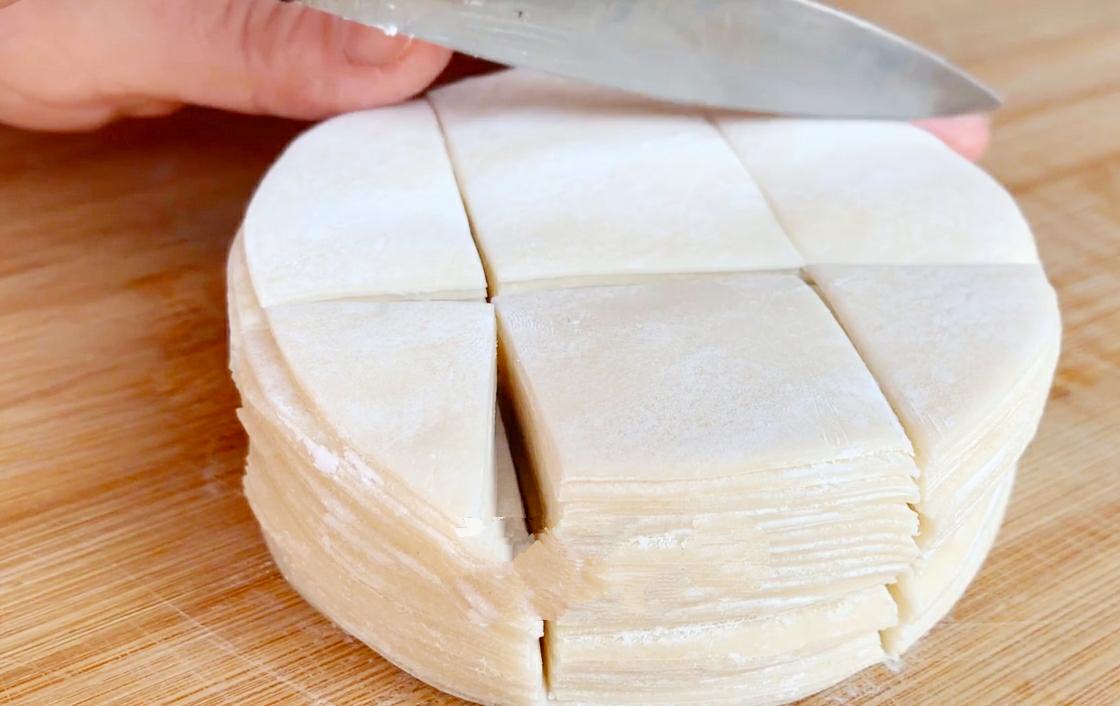 饺子皮的花样的做法孩子早餐,饺子皮馄饨皮做什么早餐好吃