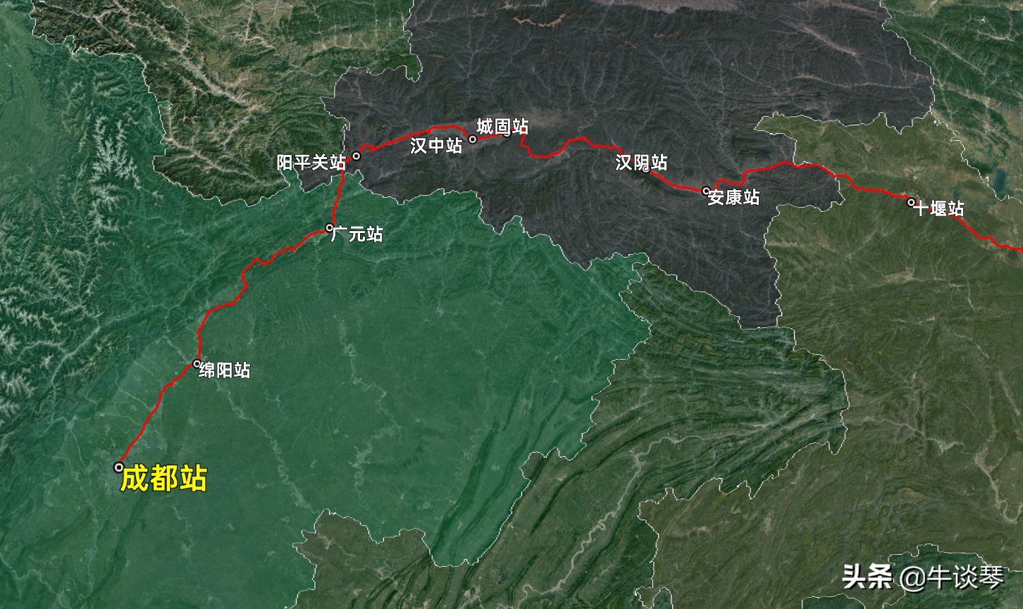 K422次列车运行线路图：浙江宁波开往四川成都，全程2473公里