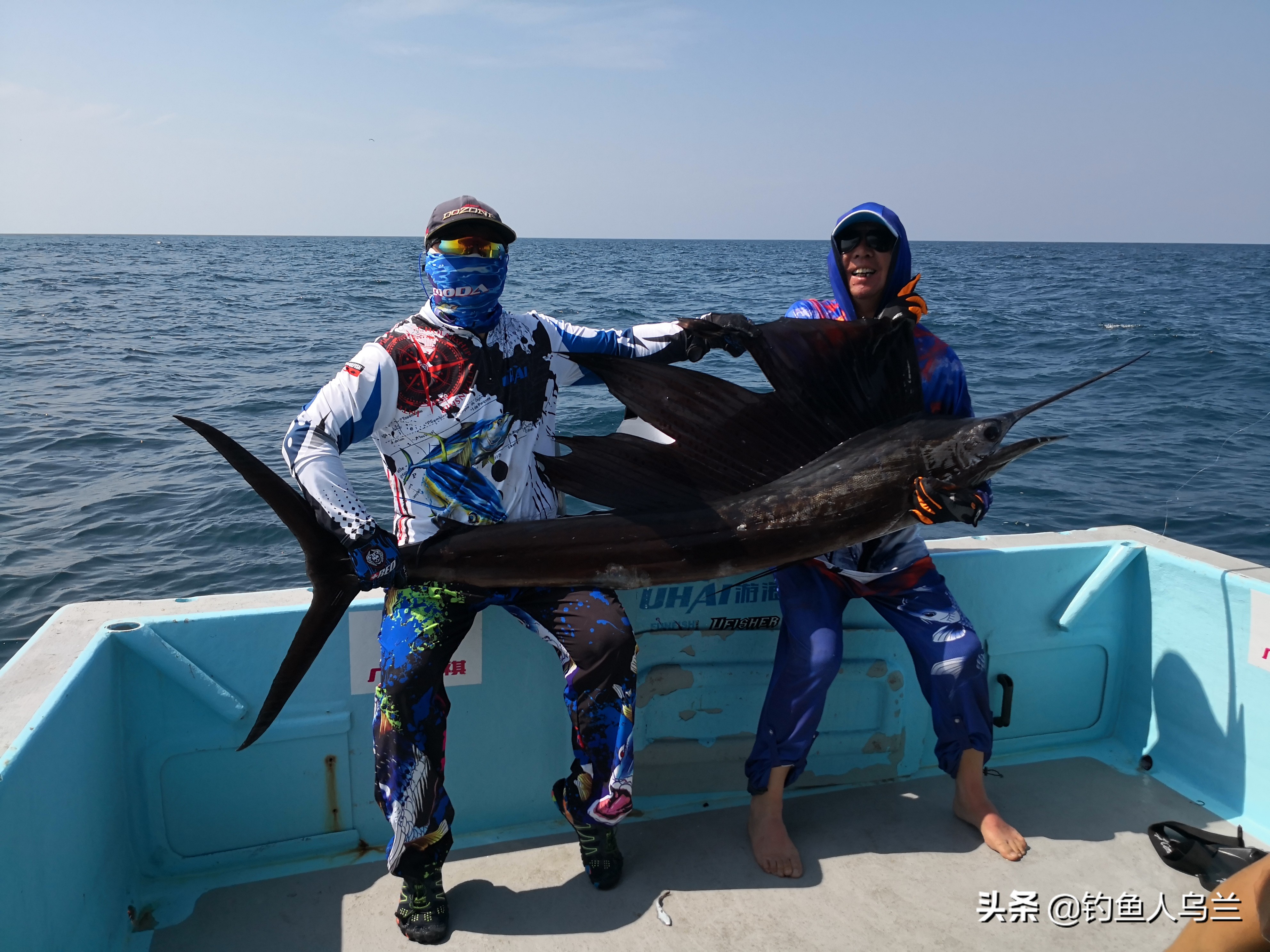 云冰海钓,海钓钓起旗鱼