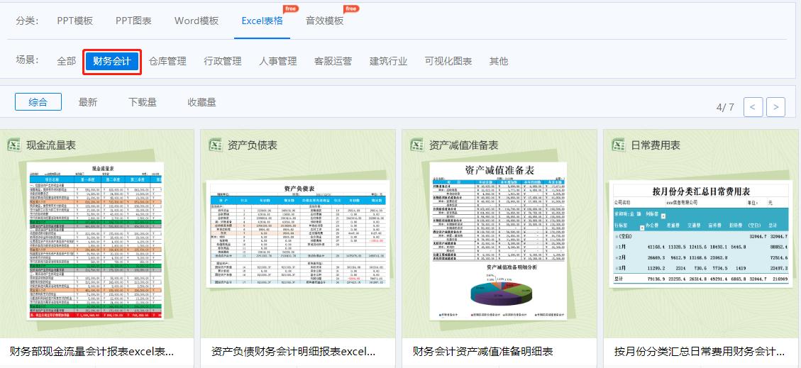 办公必备！这个资源网站可以免费一键*载下**海量Excel图表模板