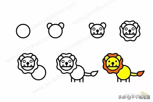 画小动物简笔画简单又漂亮,春天里的小动物怎么画简笔画