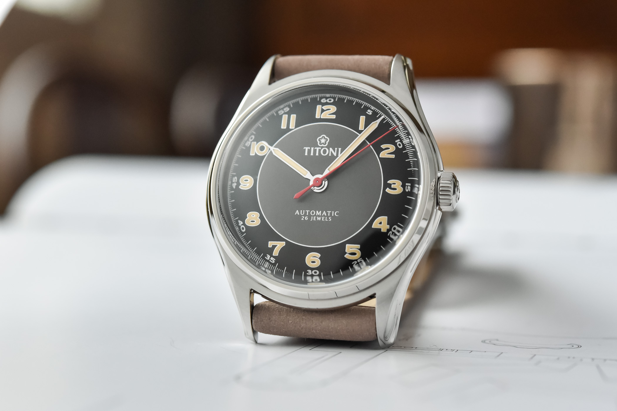 Titoni梅花传承系列83019腕表——老梅花的复古风