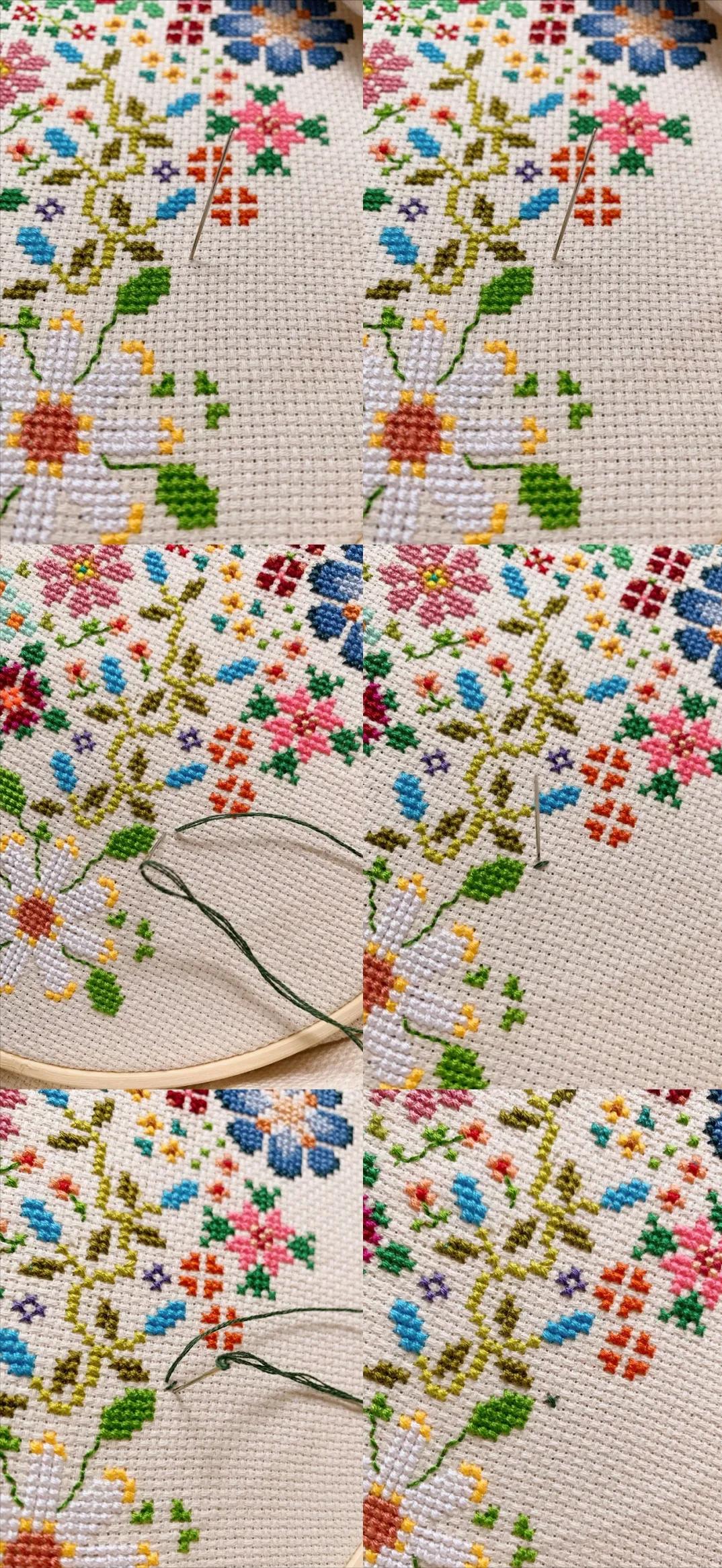 十字绣拿不住了应该怎么绣,以前的十字绣怎么能洗掉