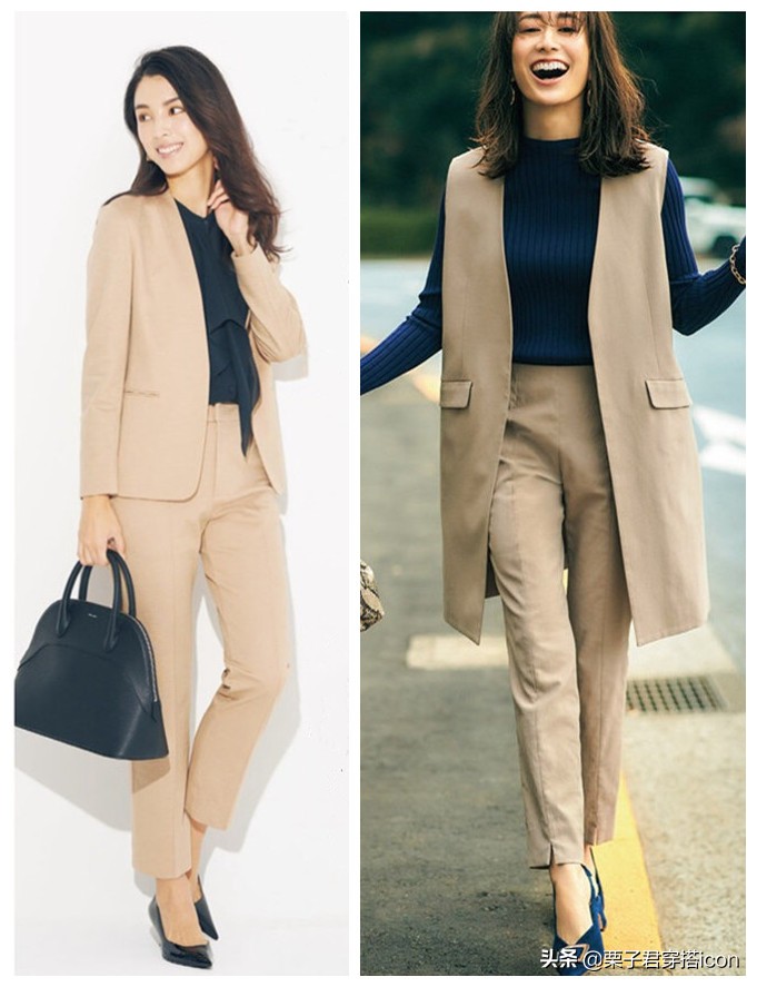 夏天卡其色穿搭最高级,秋冬穿搭卡其色气质高级感