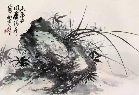 国画兰花绘画图,简单国画兰花画法教程