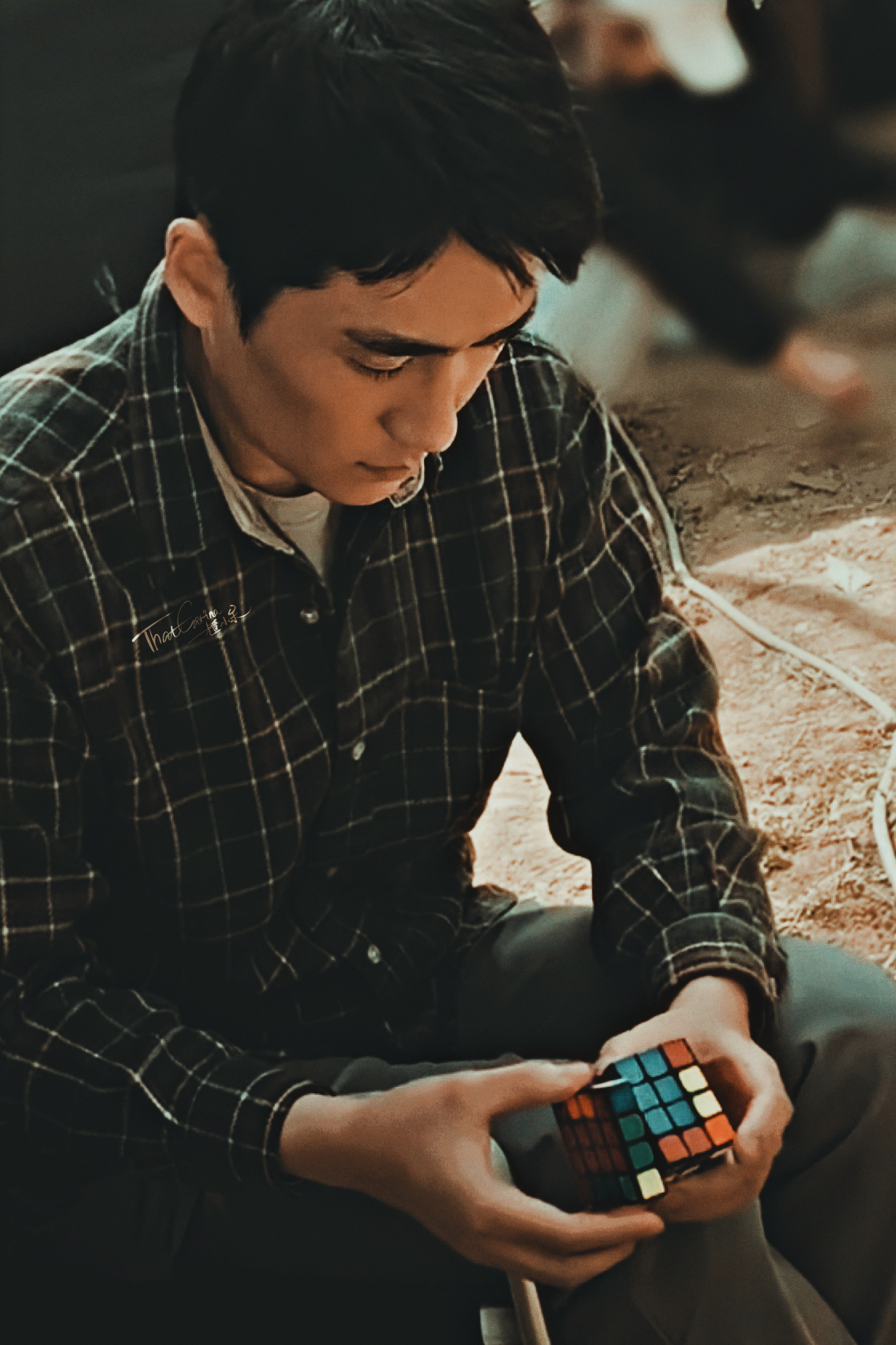 朱一龙还原魔方,4阶魔方朱一龙