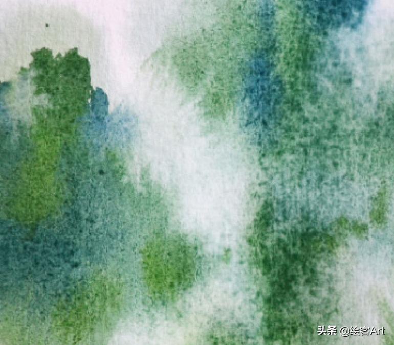 简单的水彩山水画教程,简单的水彩风景画怎么画