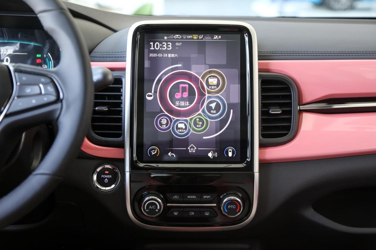 适合小姐姐的高颜值车,奇瑞小蚂蚁最新款内饰