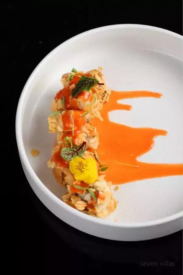 粤菜海鲜摆盘花草教程,摆盘雕刻花草名称及图片