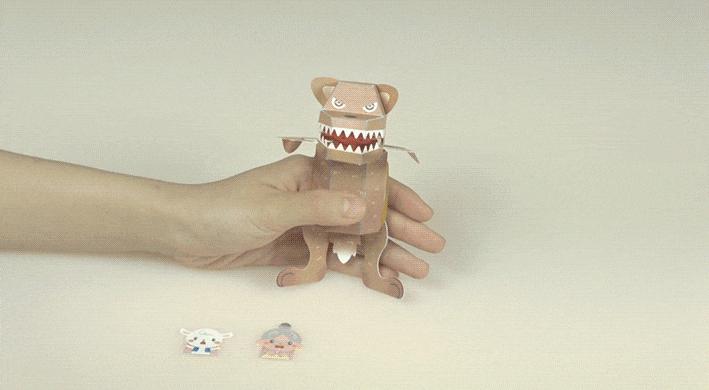 日本小哥创意纸盒制作成品惊艳了,手工一张纸折出龙