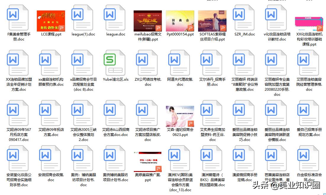 最后发一次：27000份美容院/厂家全套资料，60多个G，赶快领走