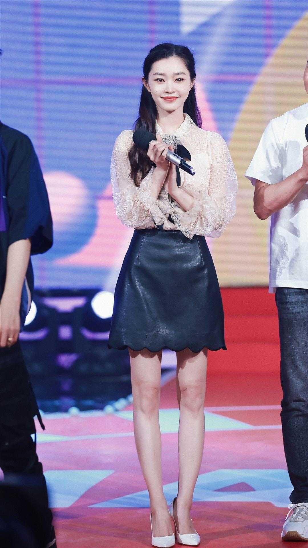 宋轶穿蕾丝旗袍,宋轶蕾丝上衣搭配长裙