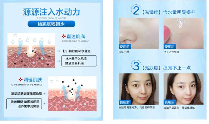 雅致美白水润面膜27ml*5片 (美嫩雅补水面膜)