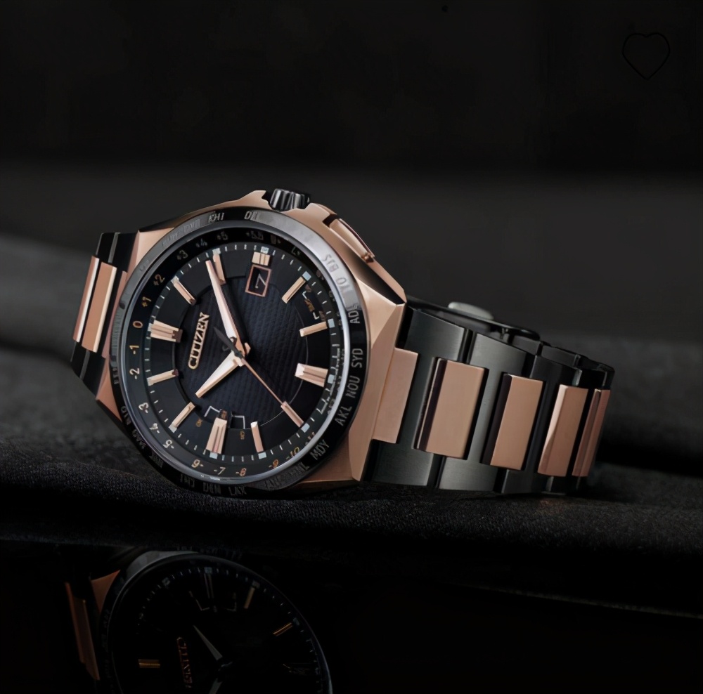 西铁城光动能调时间空中之鹰,西铁城经典款光动能