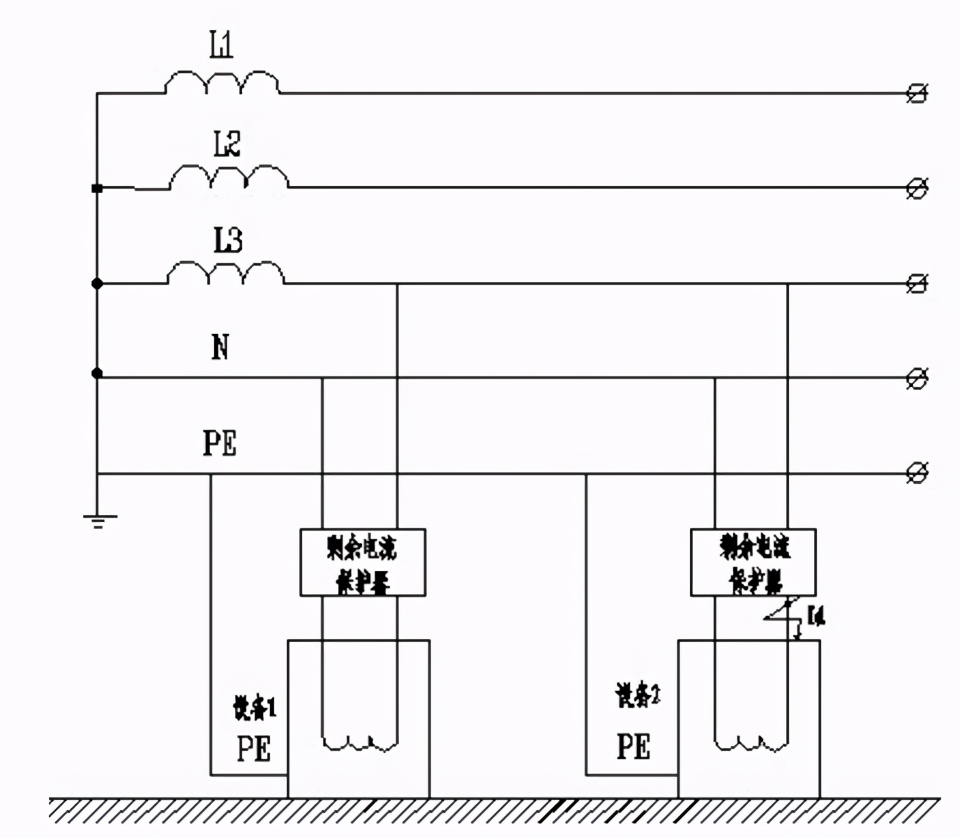 电流互感器和电机保护器接线图,剩余电流保护器怎么修