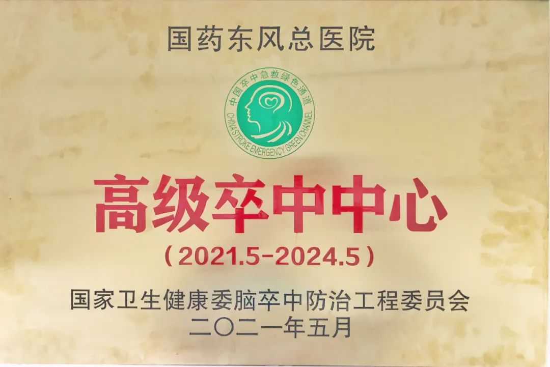 国药东风总医院卒中中心,喜报中医院斩获国家级荣誉