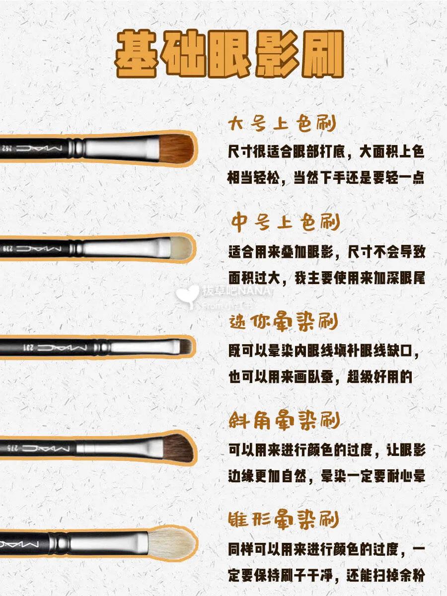 保姆级化妆刷使用教程,新手化妆刷贴纸怎么贴