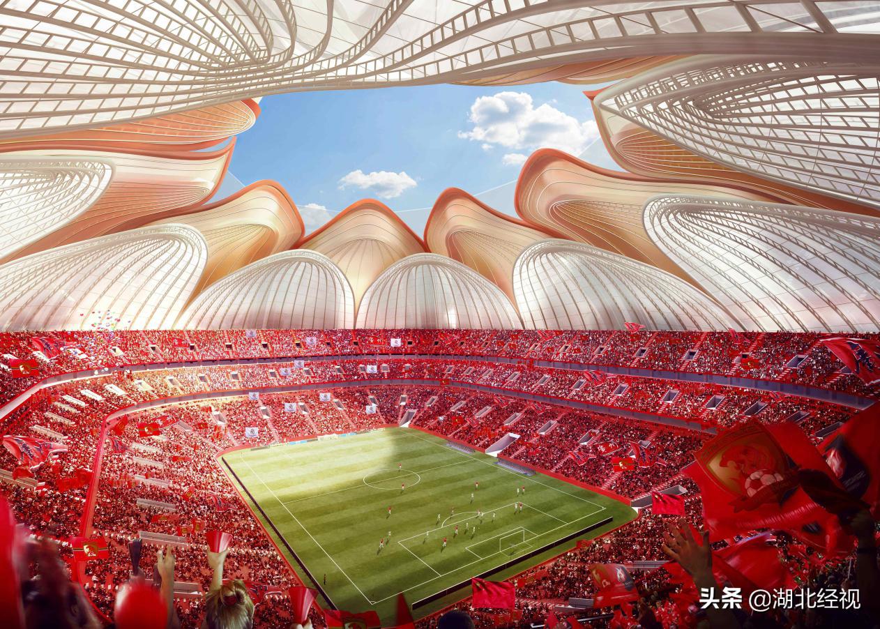 广州恒大10万人足球场震撼,广州恒大120亿新建球场
