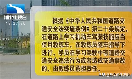 驾考学员学车事故视频,驾校学员出车祸为什么要教练承担