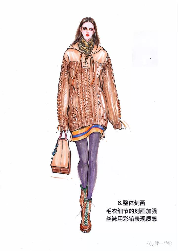 教你画衣服设计图,设计衣服手绘画简单教程整套