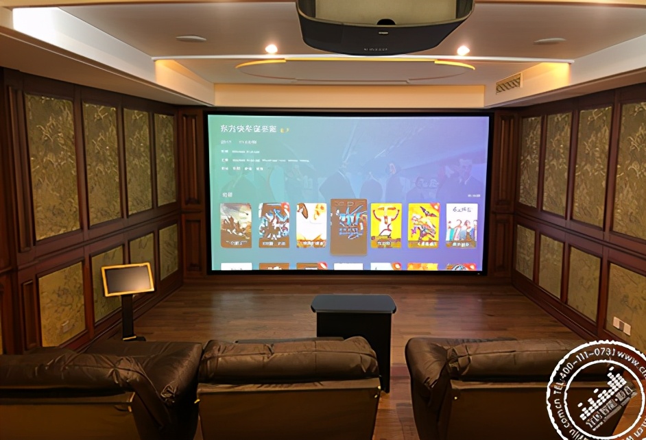 绿城青竹园4k全景声家庭影院,绿城青竹园中式长沙