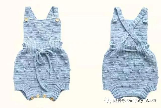 针织背带裤视频教程,背带裤女童1-3岁针织教程