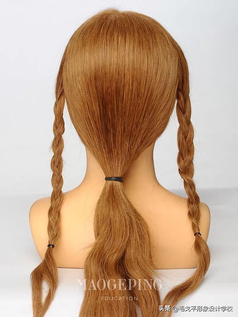 中分马尾扎中低马尾好看技巧,低马尾怎么扎才好看发量少