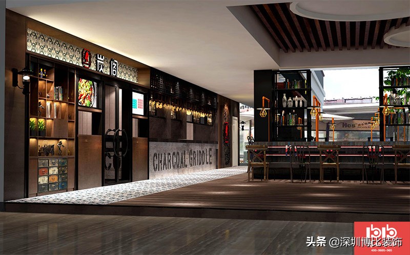 烧烤店装修风格比较吸引人,工业风烧烤店装修需要什么材料