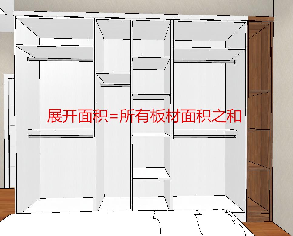 全屋定制柜子怎么算面积,全屋定制柜子在多少平方合适